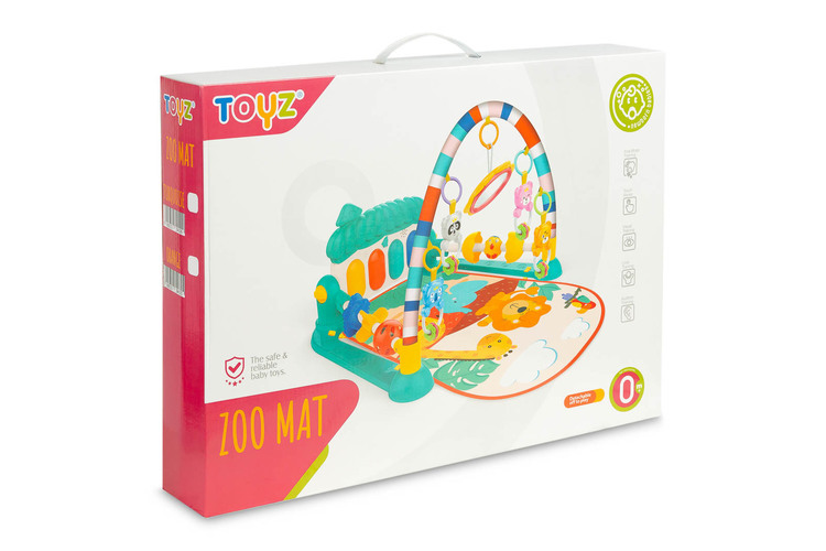 EDUCATIONAL TOY - ZOO MAT TURQUOISE - imagine 5