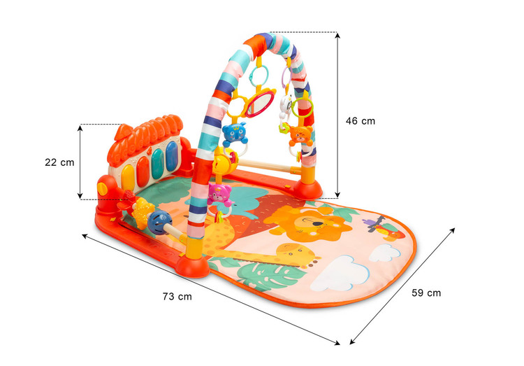 EDUCATIONAL TOY - ZOO MAT TURQUOISE - imagine 9