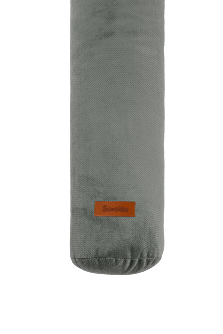 COT BUMPER ROLLER VELVET GREY - Image 3