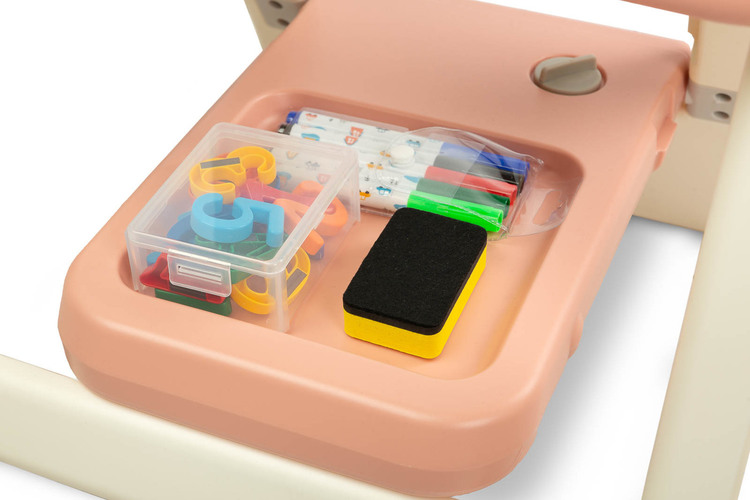 EDUCATIONAL DRAWING BOARD WITH CHAIR TED PINK - Image 8