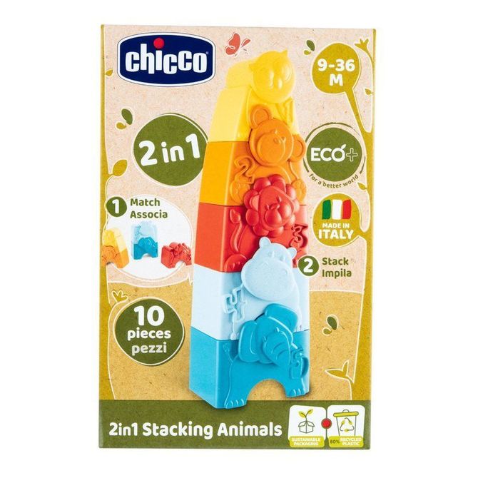 164905 TOWER ANIMAL PUZZLE 2IN1 - Image 10