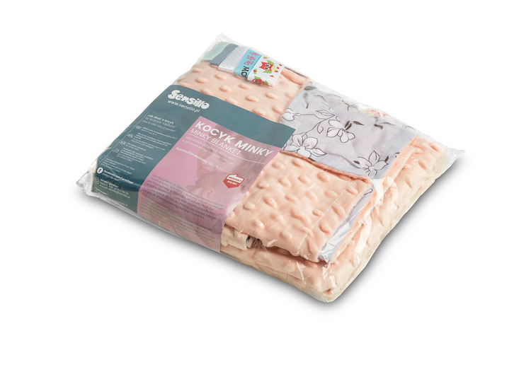 MINKY BLANKET PEACH MAGICAL GARDEN 75 X 100 - Image 2
