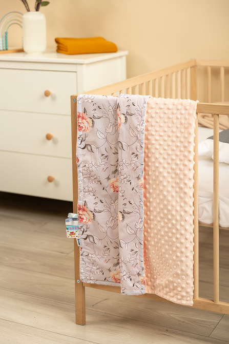 MINKY BLANKET PEACH MAGICAL GARDEN 75 X 100 - Image 4