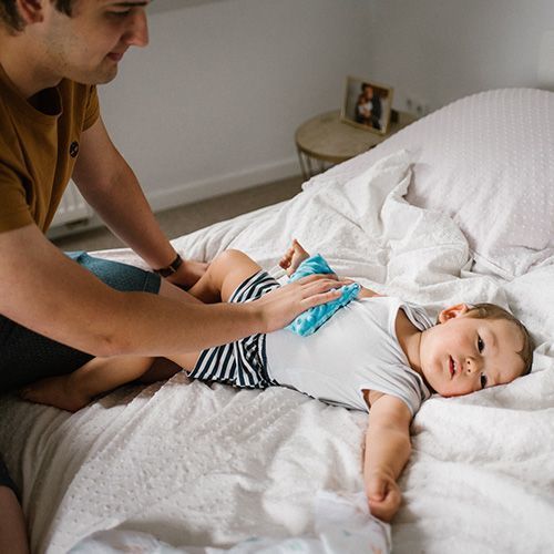 796/02 HOT WATER BOTTLE WITH CHERRY SEEDS GRAY - Image 2