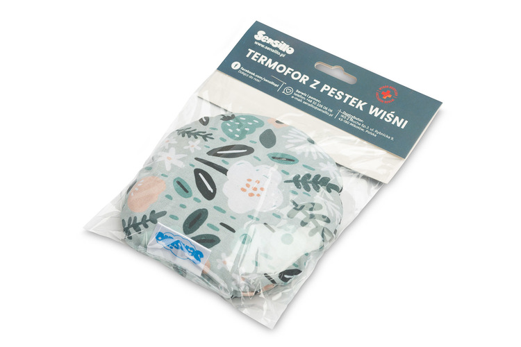 HOT WATER BOTTLE With Cherry Stones – FLOWERS - Image 3