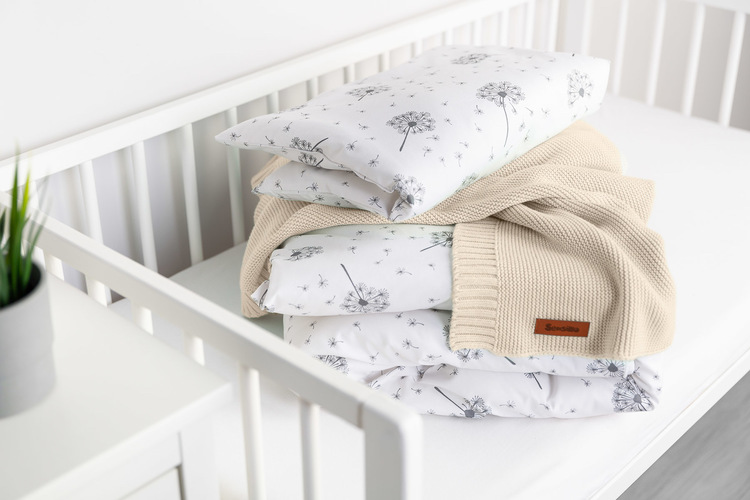 Bamboo and cotton blanket – CAPPUCINO - Image 5