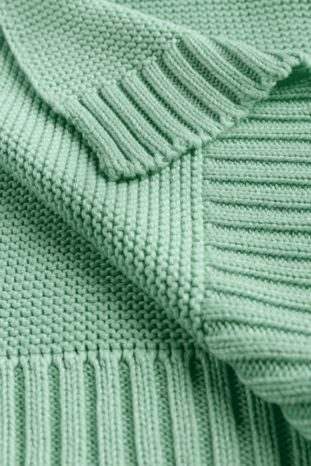 Bamboo and cotton blanket – Sage - Image 3