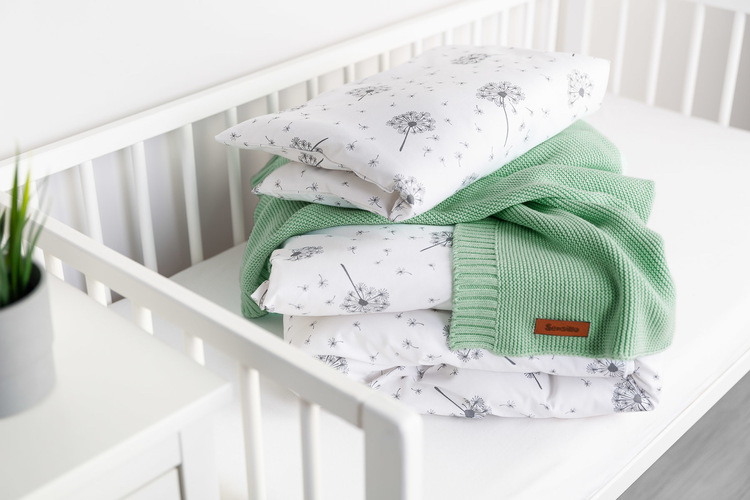 Bamboo and cotton blanket – Sage - Image 5