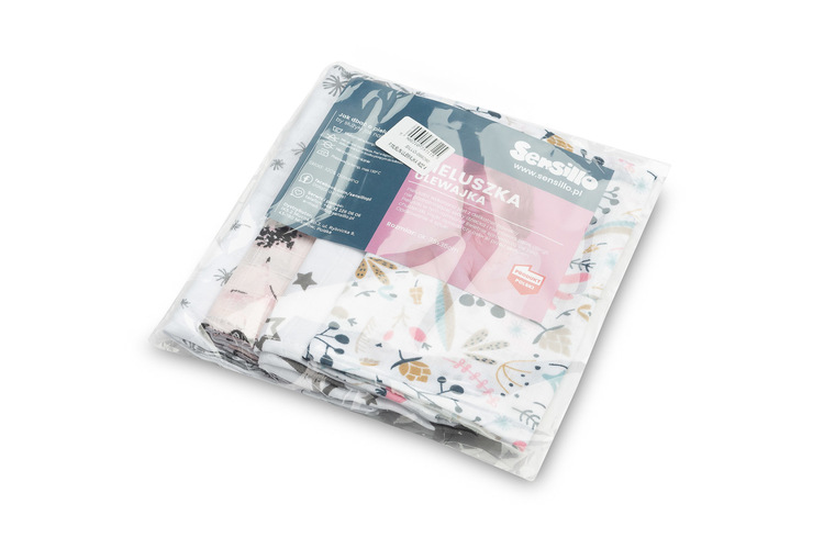 Spit up diaper 4 pieces packaging – pink - imagine 2