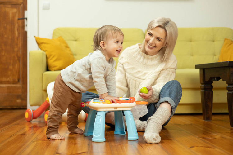 PUSHER-TABLE 2IN1 SPARK PINK - imagine 3