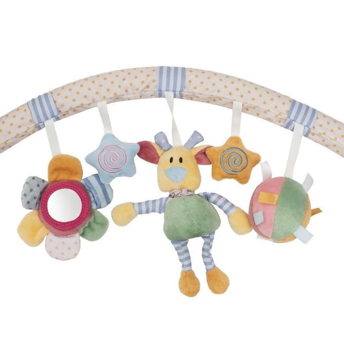 53589 TEDDY BEAR STROLLER HEADBAND FLOWER STARS - Image 3