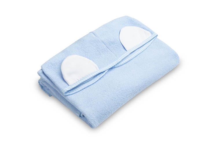 BATH PONCHO - BLUE – Bild 4