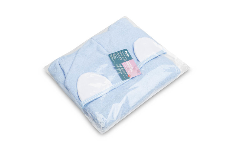 BATH PONCHO - BLUE – Bild 5