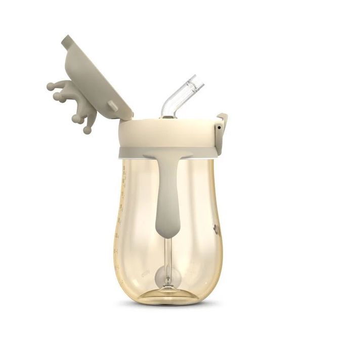 4421 MIO2 BOTTLE WITH STRAW, CREAM - Image 2