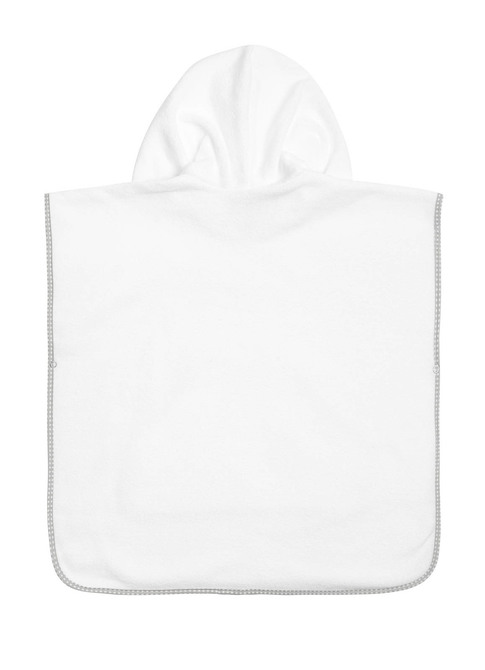 BATH PONCHO - WHITE - imagine 2