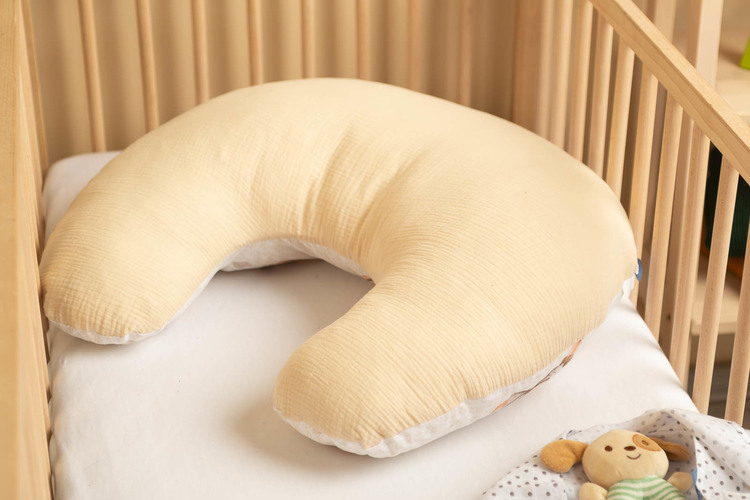 MUSLIN PILLOW FOR FEEDING - BEIGE BUNNY - Image 6