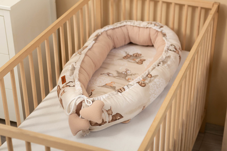 BABY NEST MUSLIN - BROWN COPS - Image 7