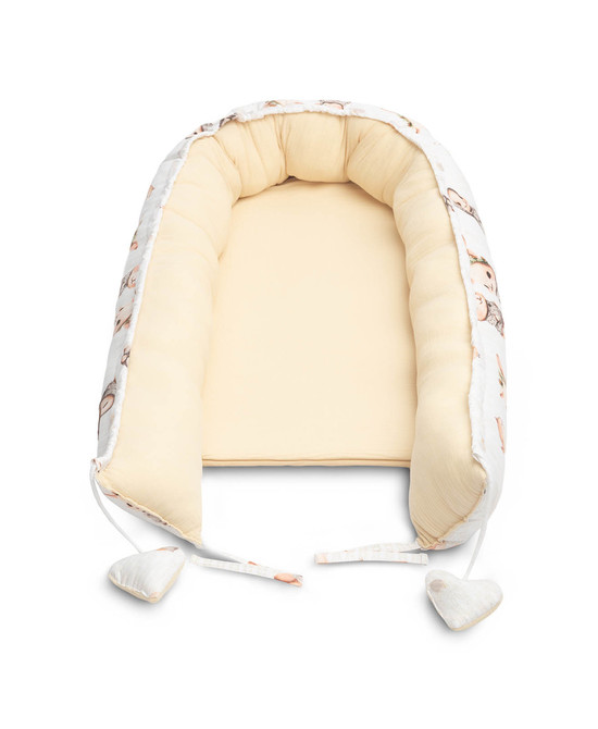 BABY NEST MUSLIN - BEIGE BUNNY - Image 4