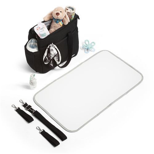 1571/01 MOM'S BAG/STROLLER BAG CARMEN, BLACK - Image 7