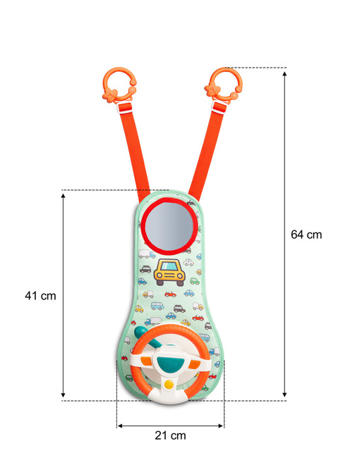 EDUCATIONAL TOY - PENDANT WITH STEERING WHEEL - obrazek 8