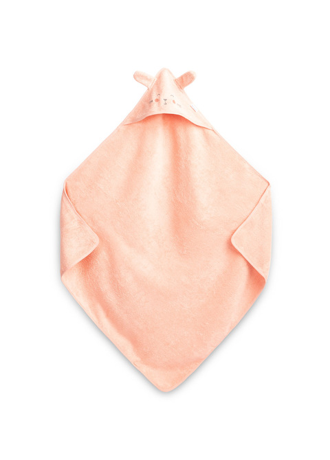 SOFT BATH TOWEL RABBIT 90X90 PINK - Image 2