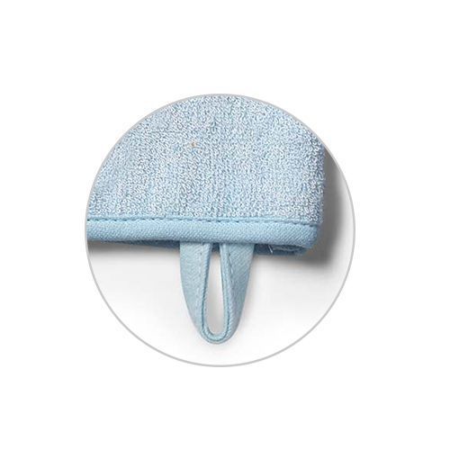 347/08 Bamboo baby wash mitt NATURAL BAMBOO BLUE – Bild 3