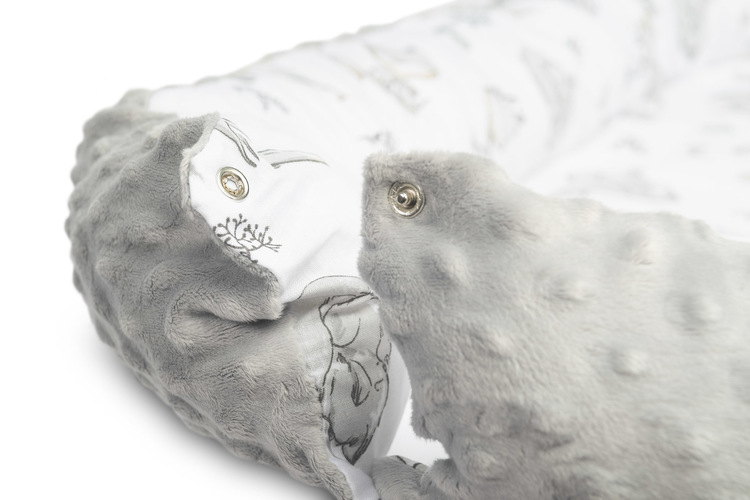 COCOON MINKY GREY FOXES 70x30 - Image 3