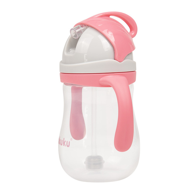 A0676 BOTTLE WITH STRAW WITH WEIGHT PINK - Image 3