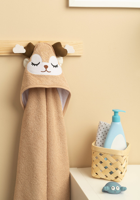 BATHFRIENDS BATH COVER 100x100 ROE BEIGE - Image 4