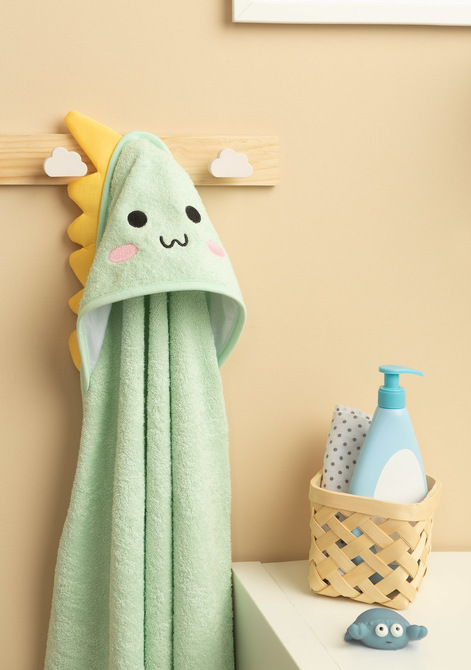 BATHFRIENDS BATH COVER 100x100 DINO MINT - Image 4