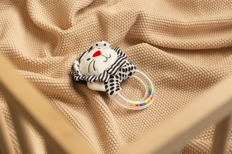 BLACK&WHITE RATTLE LION - Image 4