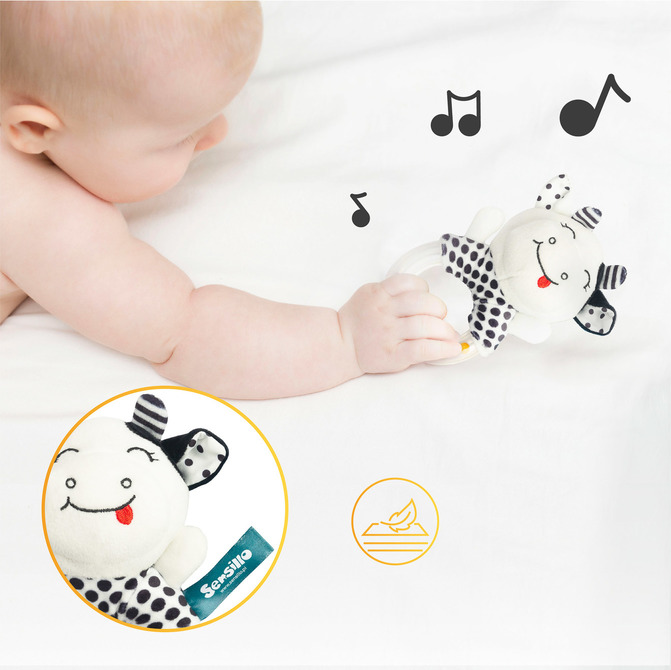 BLACK&WHITE RATTLE LION - Image 7