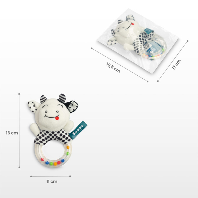 BLACK&WHITE RATTLE LION - Image 6