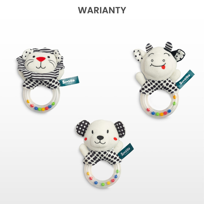 BLACK&WHITE RATTLE LION - Image 8