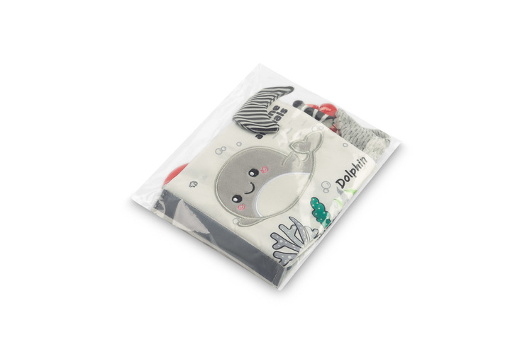 BLACK&WHITE TEXTILE BOOK DOLPHIN - Image 9