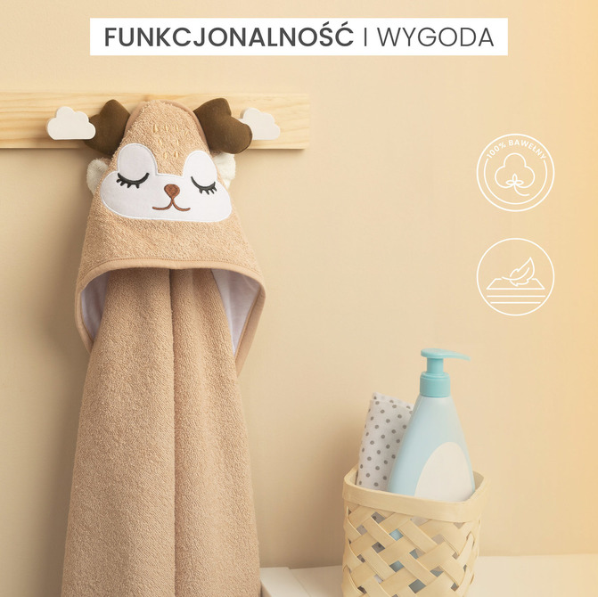 BATHFRIENDS BATH COVER 100x100 ROE BEIGE - Image 8