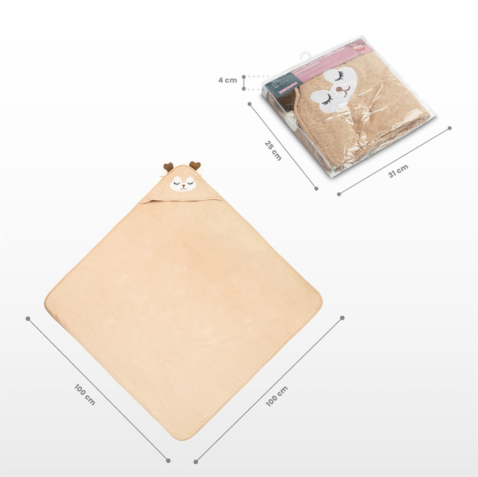 BATHFRIENDS BATH COVER 100x100 RABBIT PINK - Image 10