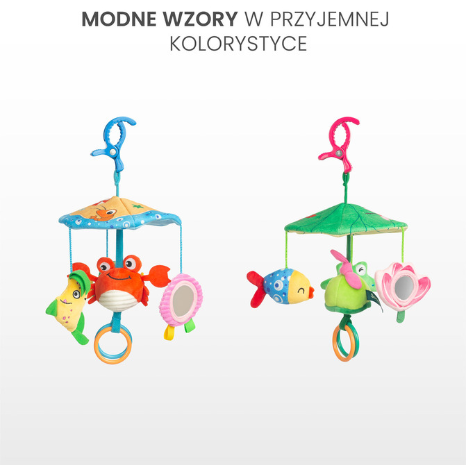 COLORFUL STROLLER CAROUSEL CRAB - obrazek 9