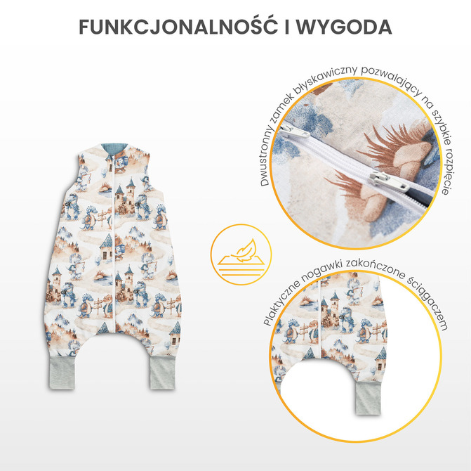 INSULATED SLEEPING BAG XL HEDGEHOGS EMERALD TOG 2.5 - Image 9