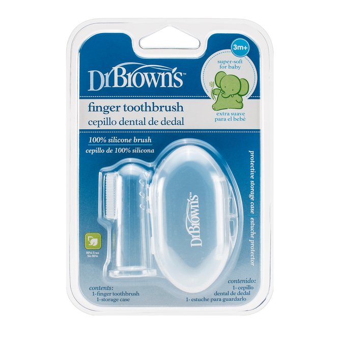 HG010 Silicone Finger Toothbrush with Case, 1-Pack - Image 4