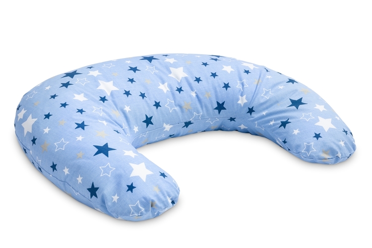 PILLOWCASE FOR FEEDING PILLOW - STARS BLUE
