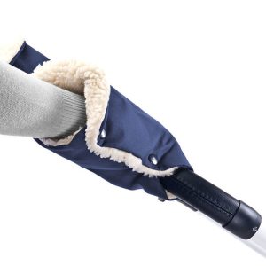 Pushchair Glove/Muff – navy blue