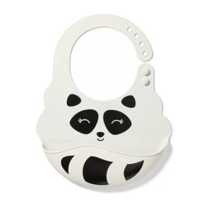 829/01 SILICONE BIB WITH ADJUSTABLE CLASP
