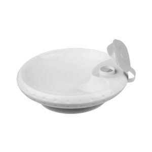 1070/03 "KEEP FOOD WARM" BOWL WITH A SUCTION CUP GREY BabyOno