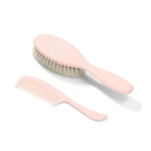 568/04 brush and comb natural supersoft bristles BabyOno