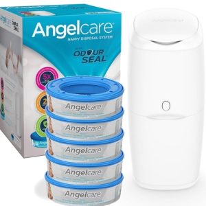 CONTAINER + 5 CLASSIC ANGELCARE DIAPER REFILLS