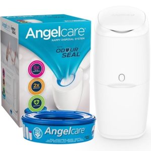 CONTAINER + 1 CLASSIC WHITE ANGELCARE DIAPER REFILLS