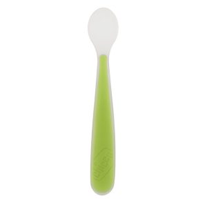 031801 SOFT SILICONE SPOON 6+ GREEN
