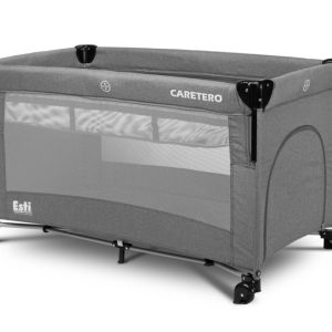 TRAVEL COT WITH BEDSIDE FUNCTION ESTI GRAPHITE