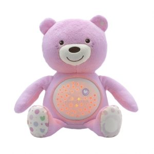 060351 BEAR WITH PROJECTOR PINK